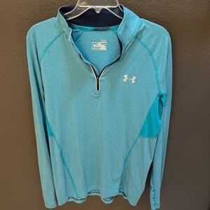 Under Armour Teal Quarter-Zip Top